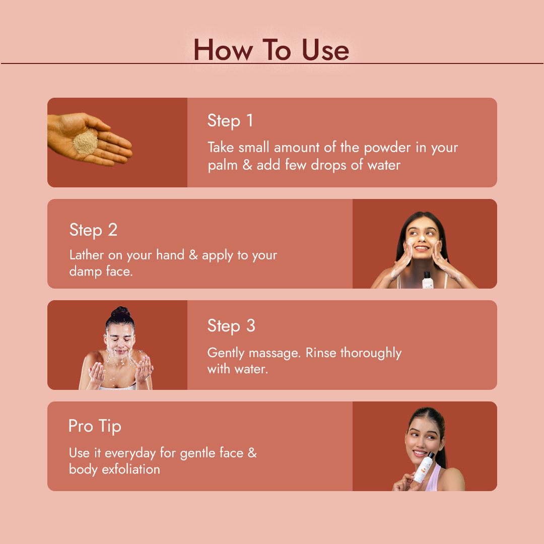 Organic Sandalwood Facewash Powder