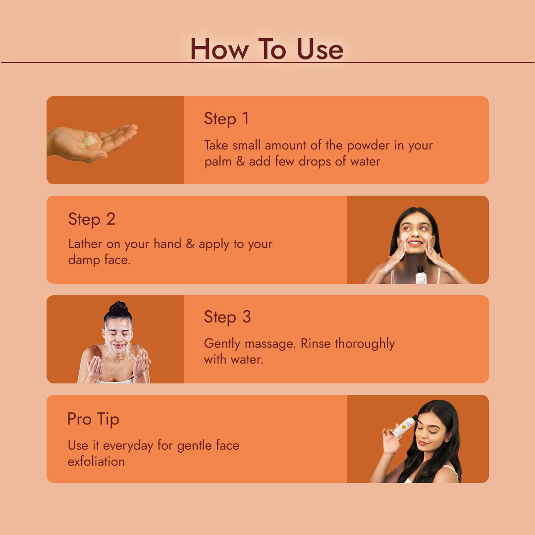 Organic Herbal Facewash Powder