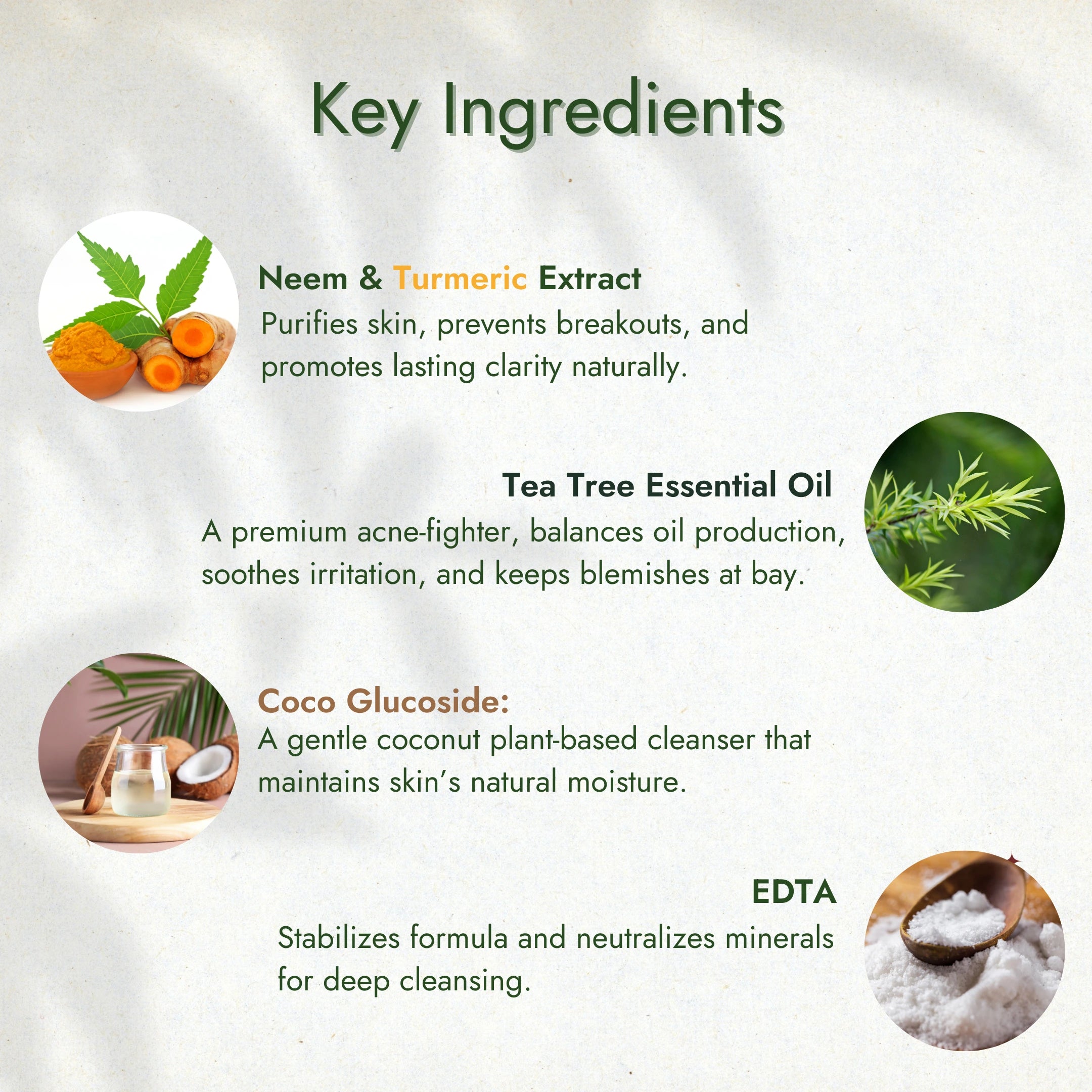 Organic Neem & Turmeric Facewash Gel