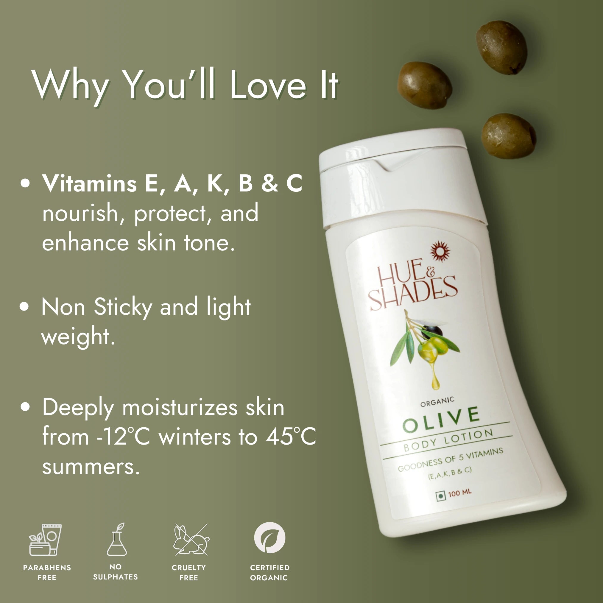 Organic Olive Body Lotion