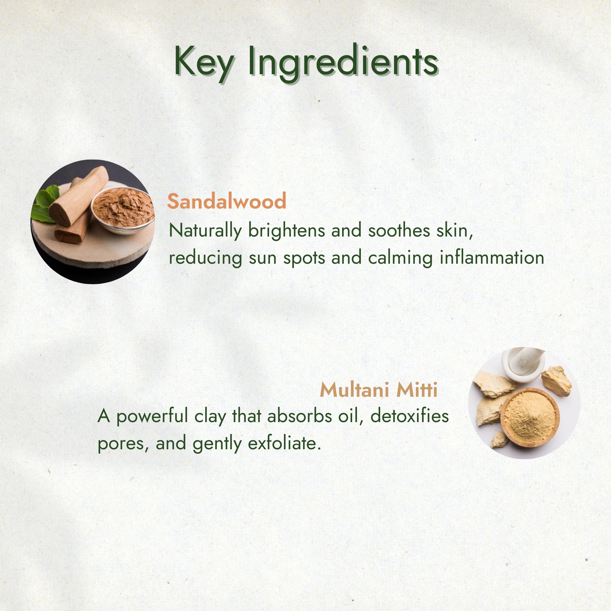Organic Sandalwood Facewash Powder