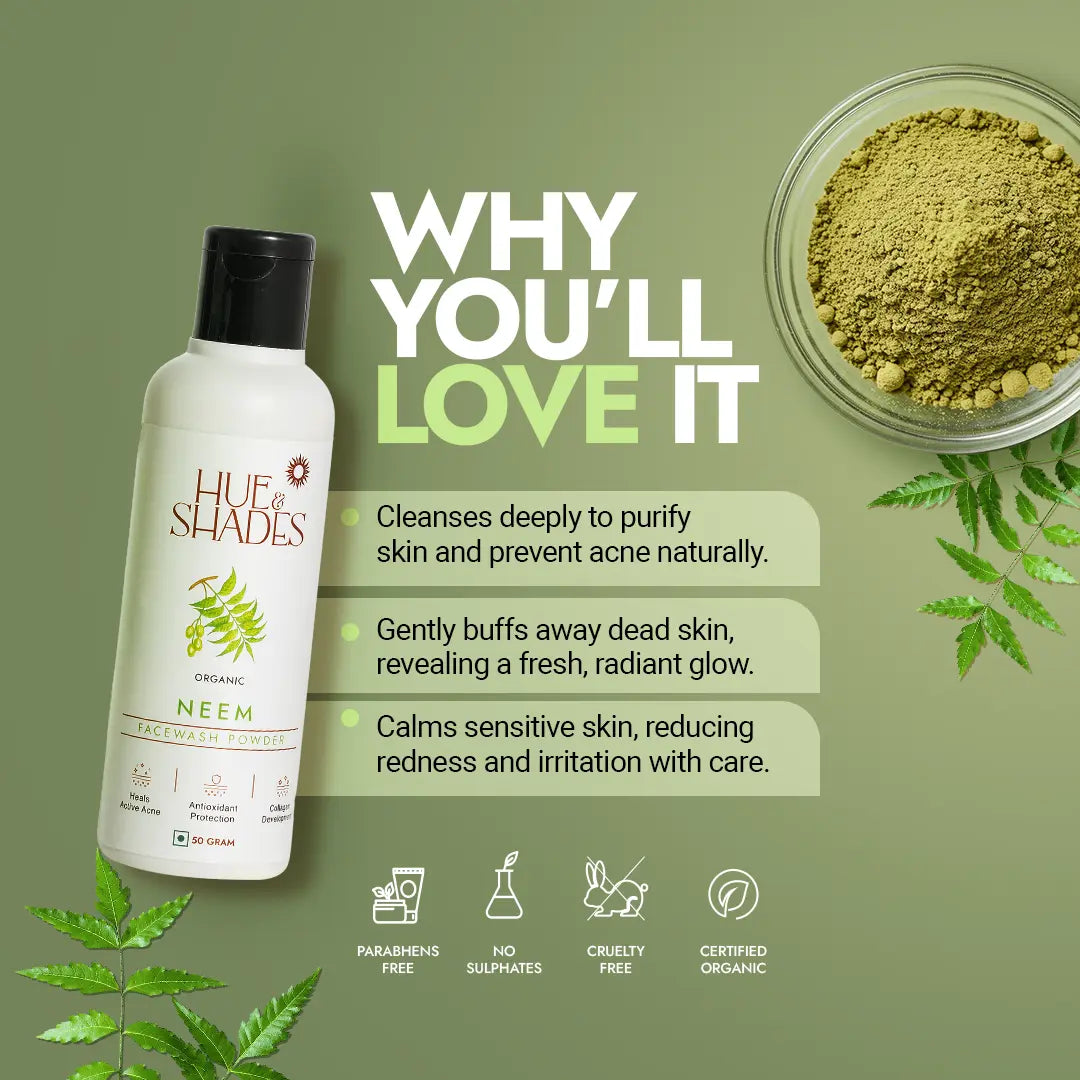 Organic Neem Facewash Powder