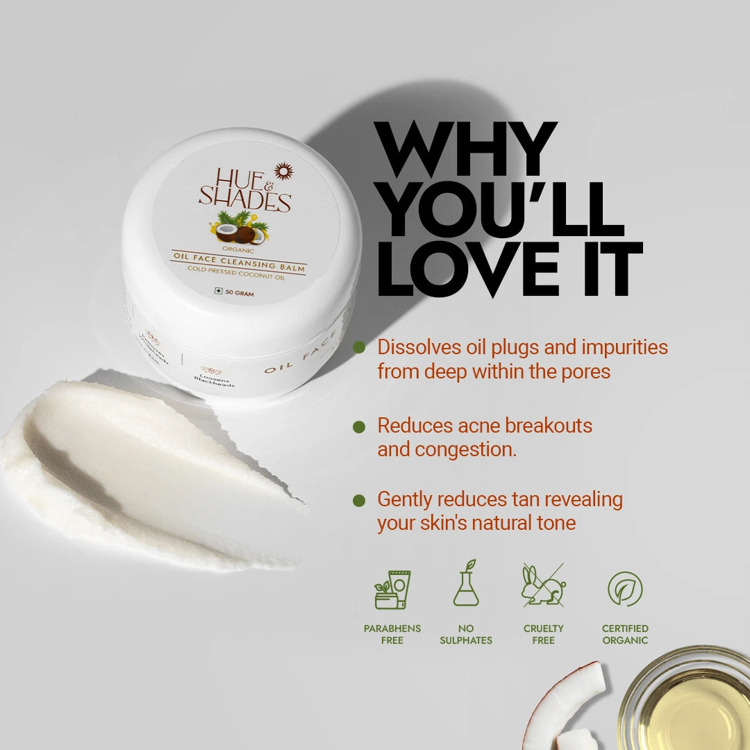 Organic Oil Face Cleansing Balm
