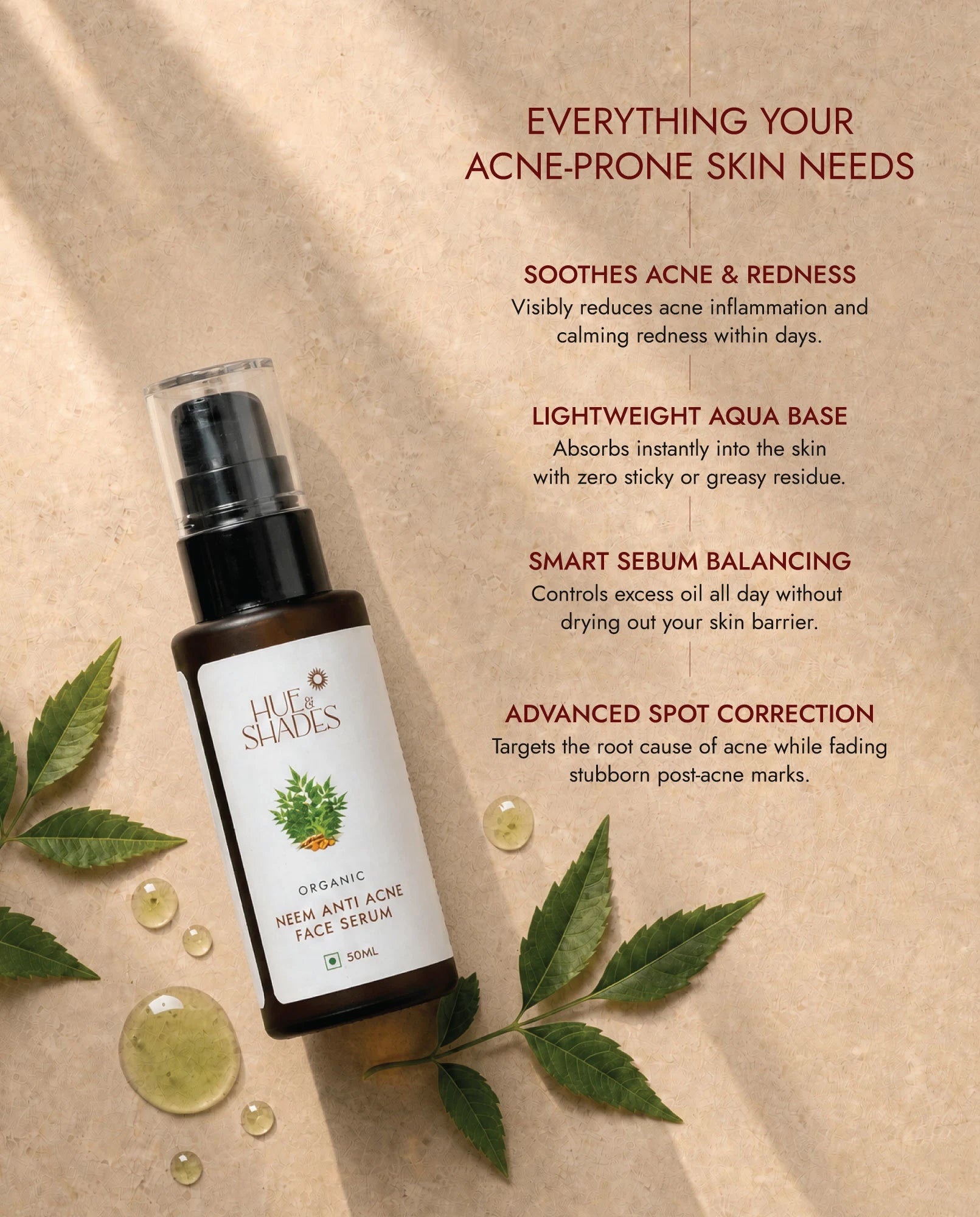 Organic Neem Anti-Acne Serum
