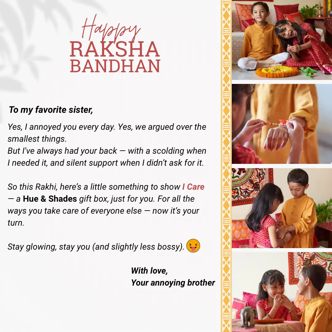 Raksha Bandhan Care + Glam Gift Box for Sister