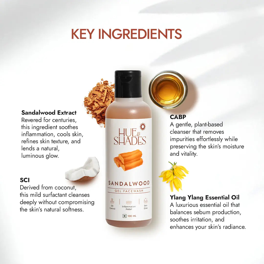 Organic Sandalwood Gel Facewash
