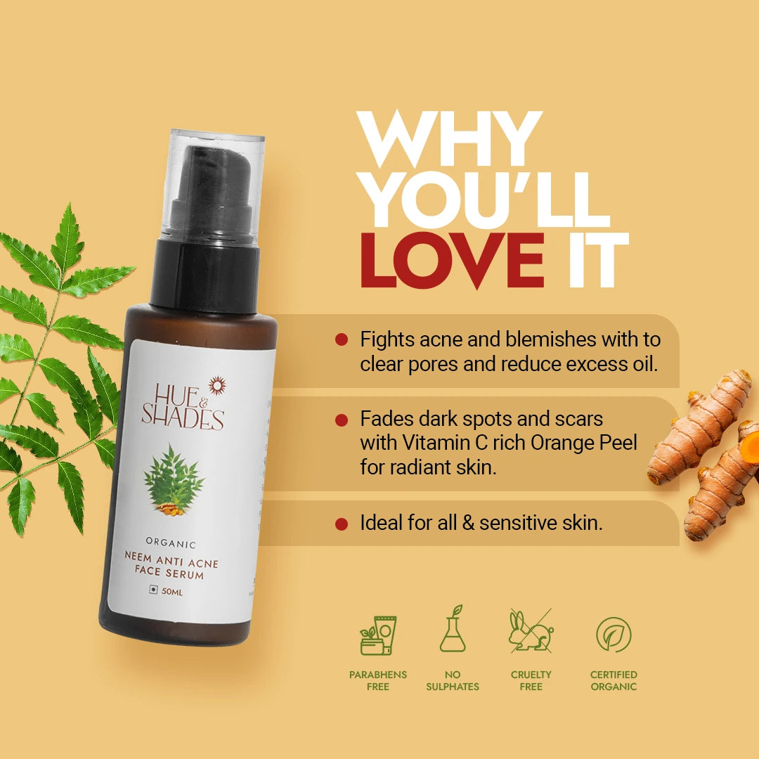 Organic Neem Anti-Acne Serum